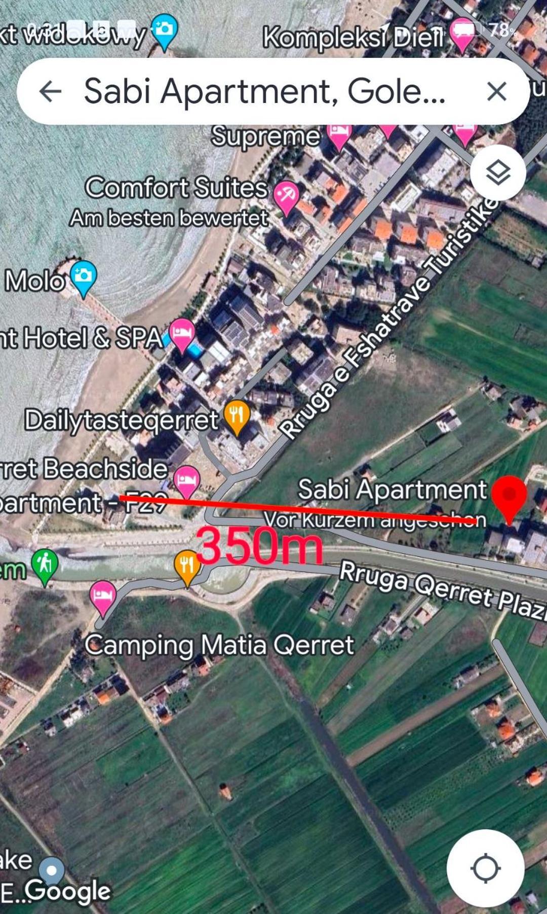 Sabi Apartment Golem Qerret Eksteriør bilde